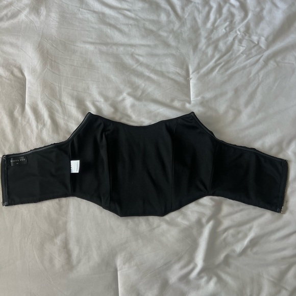 WhiteFox Black Bustier Top - Picture 4 of 4